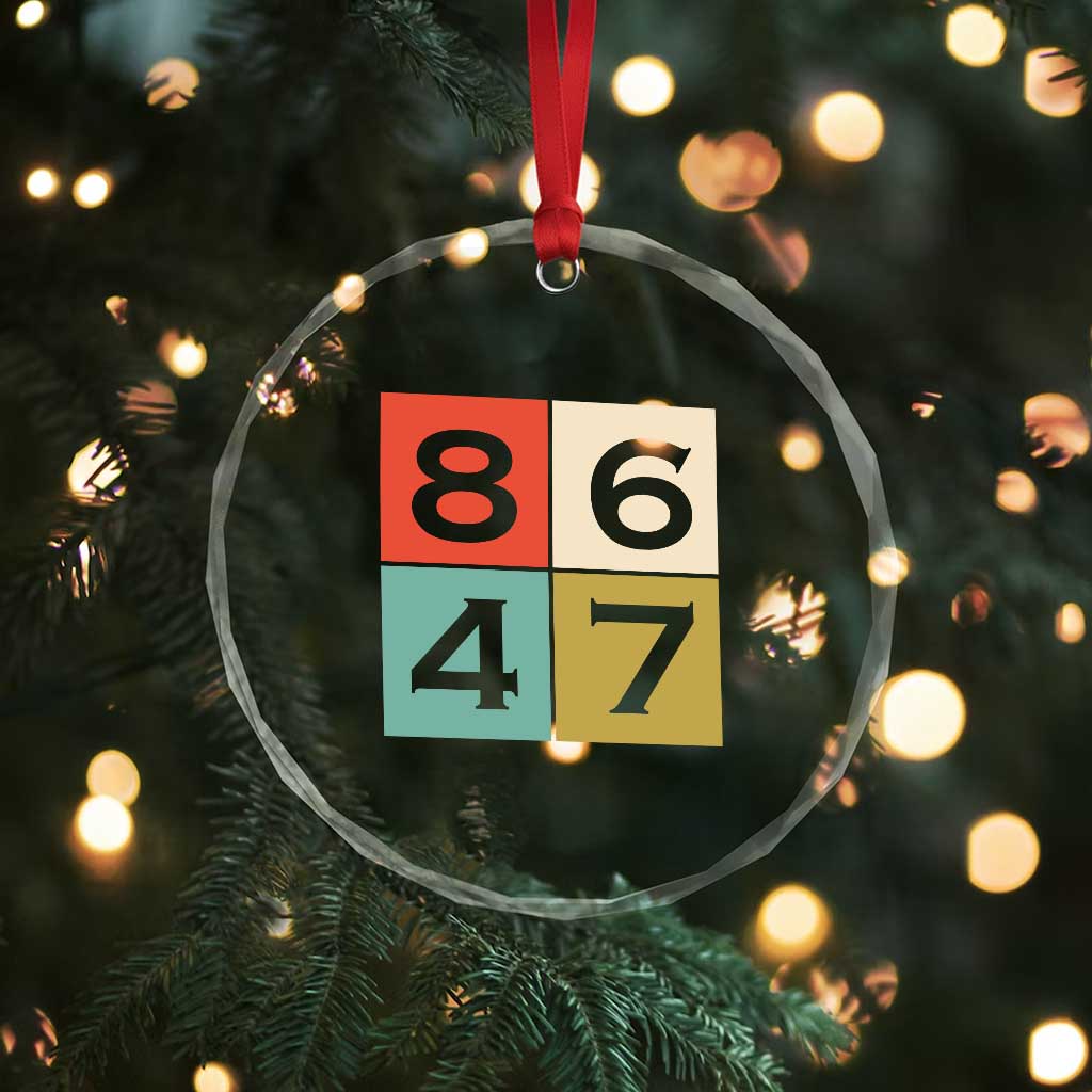 Retro Vintage 8647 Crystal Glass Ornament Classic Vintage 80s Style