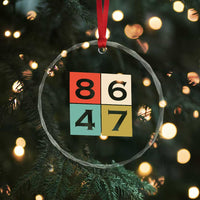Retro Vintage 8647 Crystal Glass Ornament Classic Vintage 80s Style