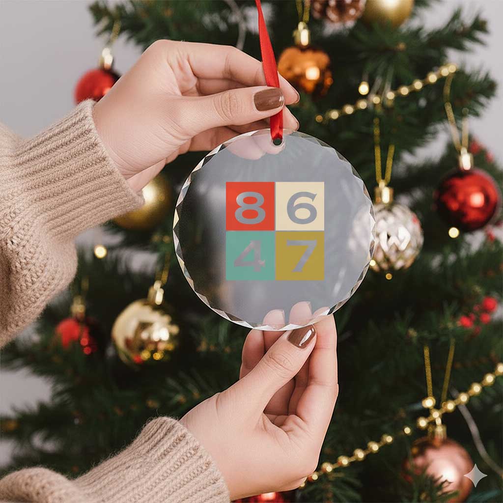 Retro Vintage 8647 Crystal Glass Ornament Classic Vintage 80s Style
