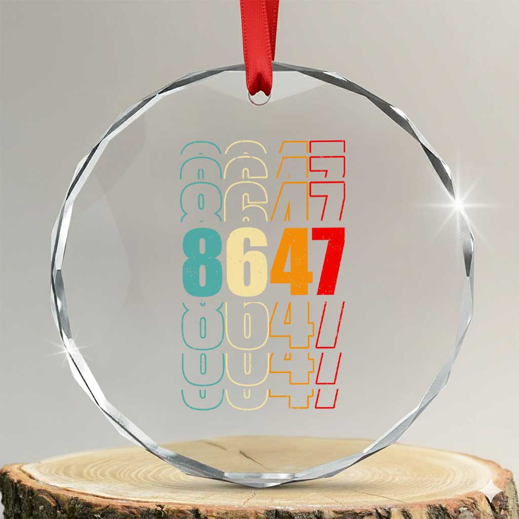 Retro Vintage 8647 Crystal Glass Ornament Subtle Anti FDT