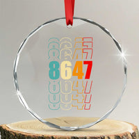 Retro Vintage 8647 Crystal Glass Ornament Subtle Anti FDT