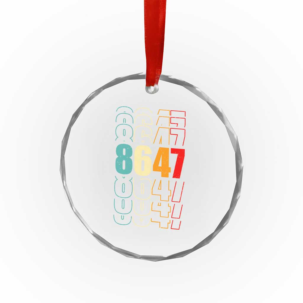 Retro Vintage 8647 Crystal Glass Ornament Subtle Anti FDT