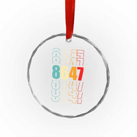 Retro Vintage 8647 Crystal Glass Ornament Subtle Anti FDT