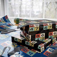Retro Vintage 8647 Wrapping Paper Roll Classic Vintage 80s Style