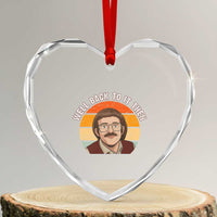 Retro Well Back To It Then Heart Crystal Glass Ornament Funny Office Joke Vintage Mustache Guy Meme - Wonder Print Shop