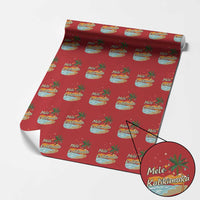 Retro Xmas In July Summer Beach Hawaii Wrapping Paper Roll Mele Kalikimaka - Wonder Print Shop