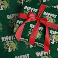 Rippit Frog Meme Wrapping Paper Roll Funny Stoner Bong Rip - Wonder Print Shop