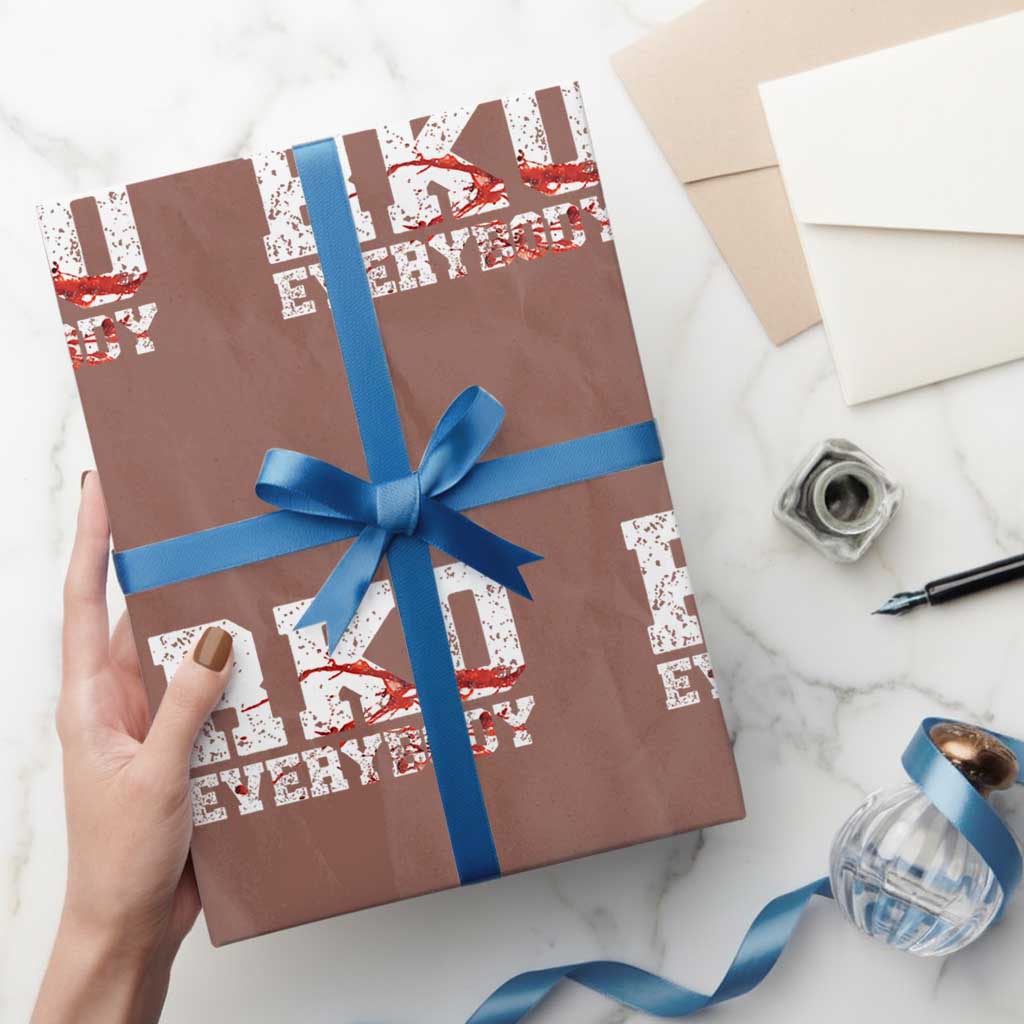 RKO Everybody Blood Wrapping Paper Roll