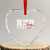 RKO Everybody Blood Heart Crystal Glass Ornament