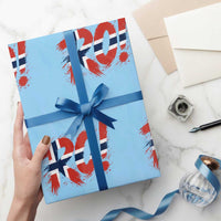 Ro Norway Viking Norwegian Flag Nordic Pride Wrapping Paper Roll