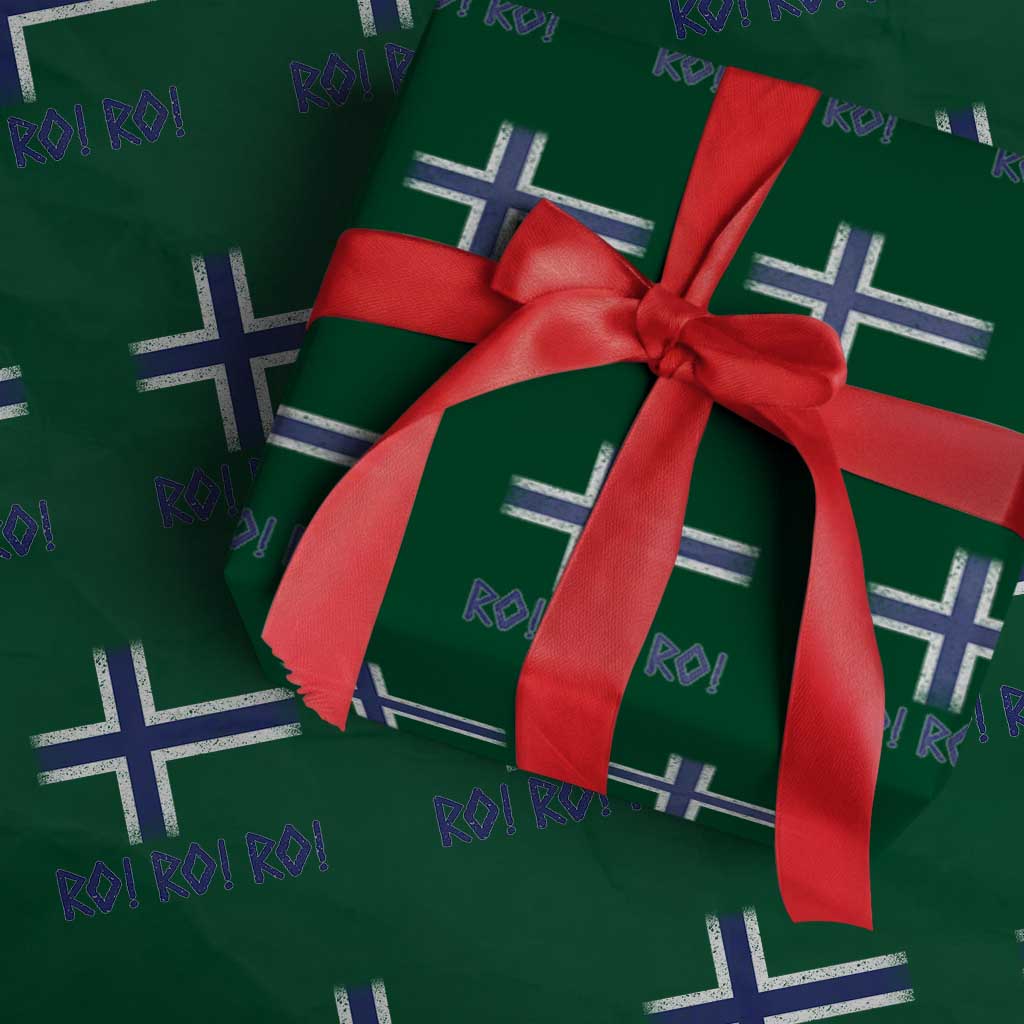Ro Ro Norge Norway Norwegian Flag Wrapping Paper Roll