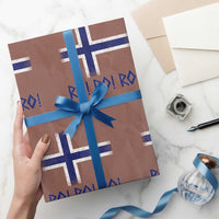 Ro Ro Norge Norway Norwegian Flag Wrapping Paper Roll