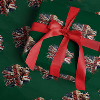 Roaring British Lion Flag Wrapping Paper Roll Union Jack UK Pride - Wonder Print Shop