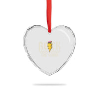 Rock The STAAR Day Heart Crystal Glass Ornament Texas Teacher Student Motivational Testing