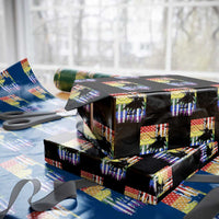 Rodeo Gay Cowboy Western LGBTQ Rainbow Flag Wrapping Paper Roll