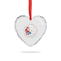 Rollin With My Snowmies Heart Crystal Glass Ornament Bowling Xmas Gift - Wonder Print Shop