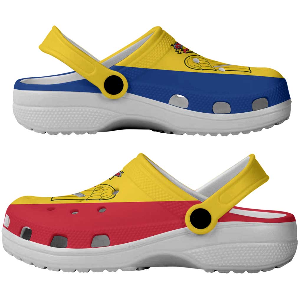 Romania Clogs Shoes Flag Color Inspiration - Wonder Print Shop