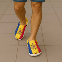 Romania Clogs Shoes Flag Color Inspiration - Wonder Print Shop
