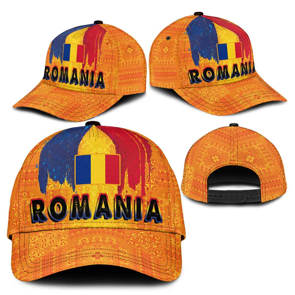 Romania Flag Day Classic Cap Traditional Pattern Royal Style LT03
