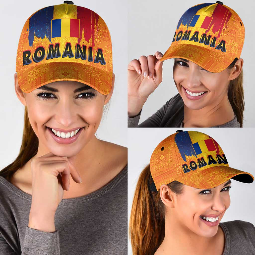 Romania Flag Day Classic Cap Traditional Pattern Royal Style LT03