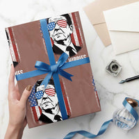 Ronald Reagan 4th of July America Flag Wrapping Paper Roll I Smell Hippies