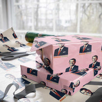 Ronald Regan Wrapping Paper Roll American Flag US President