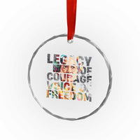 Rosa Parks Crystal Glass Ornament Legacy Of Courage Voice Of Freedom