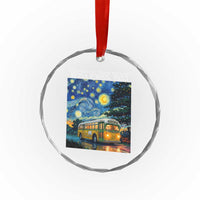 Rosa Parks Crystal Glass Ornament Starry Night Van Gogh Black History African - Wonder Print Shop
