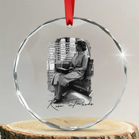 Rosa Parks Montgomery Bus Boycott Crystal Glass Ornament Civil Rights History