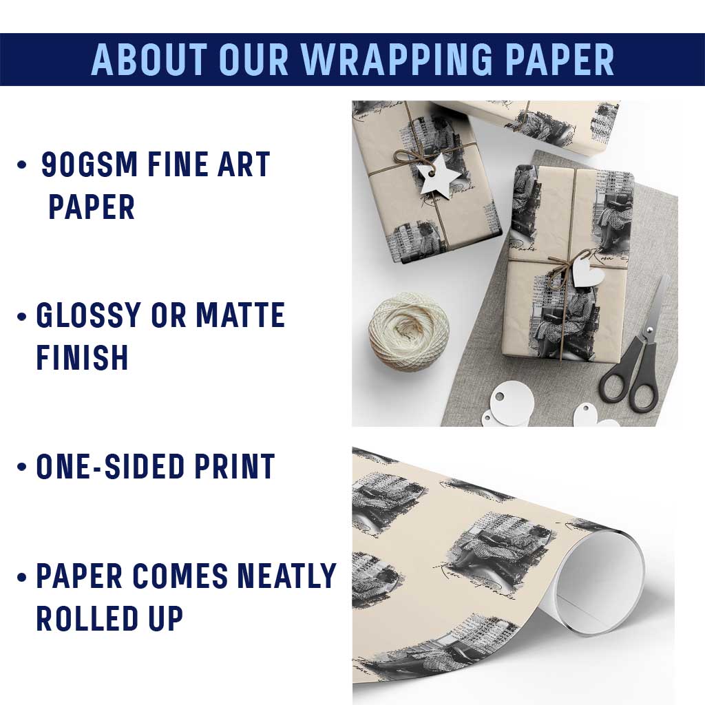 Rosa Parks Montgomery Bus Boycott Wrapping Paper Roll Civil Rights History