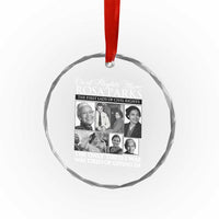 Rosa Parks Mother Of The Civil Rights Movement Crystal Glass Ornament Black History Salutes