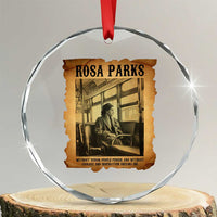 Rosa Parks Quote Crystal Glass Ornament Black Movement Protest - Wonder Print Shop