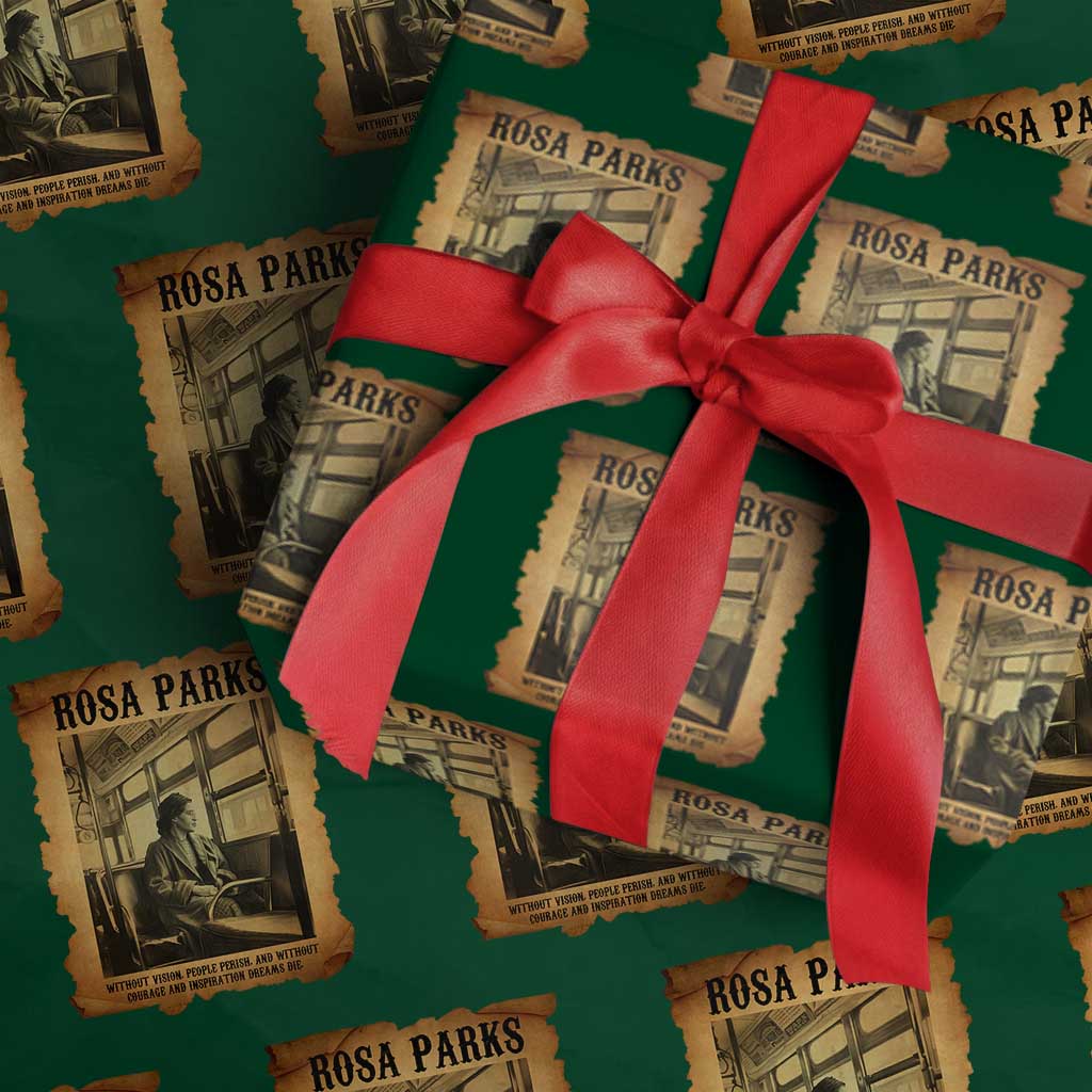 Rosa Parks Quote Wrapping Paper Roll Black Movement Protest - Wonder Print Shop