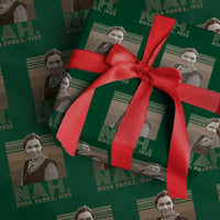 Rosa Parks Quote Wrapping Paper Roll Nah 1955 Melanin Black History Month