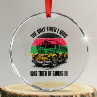 Rosa Parks Tired Of Giving In Crystal Glass Ornament Civil Bus Protest