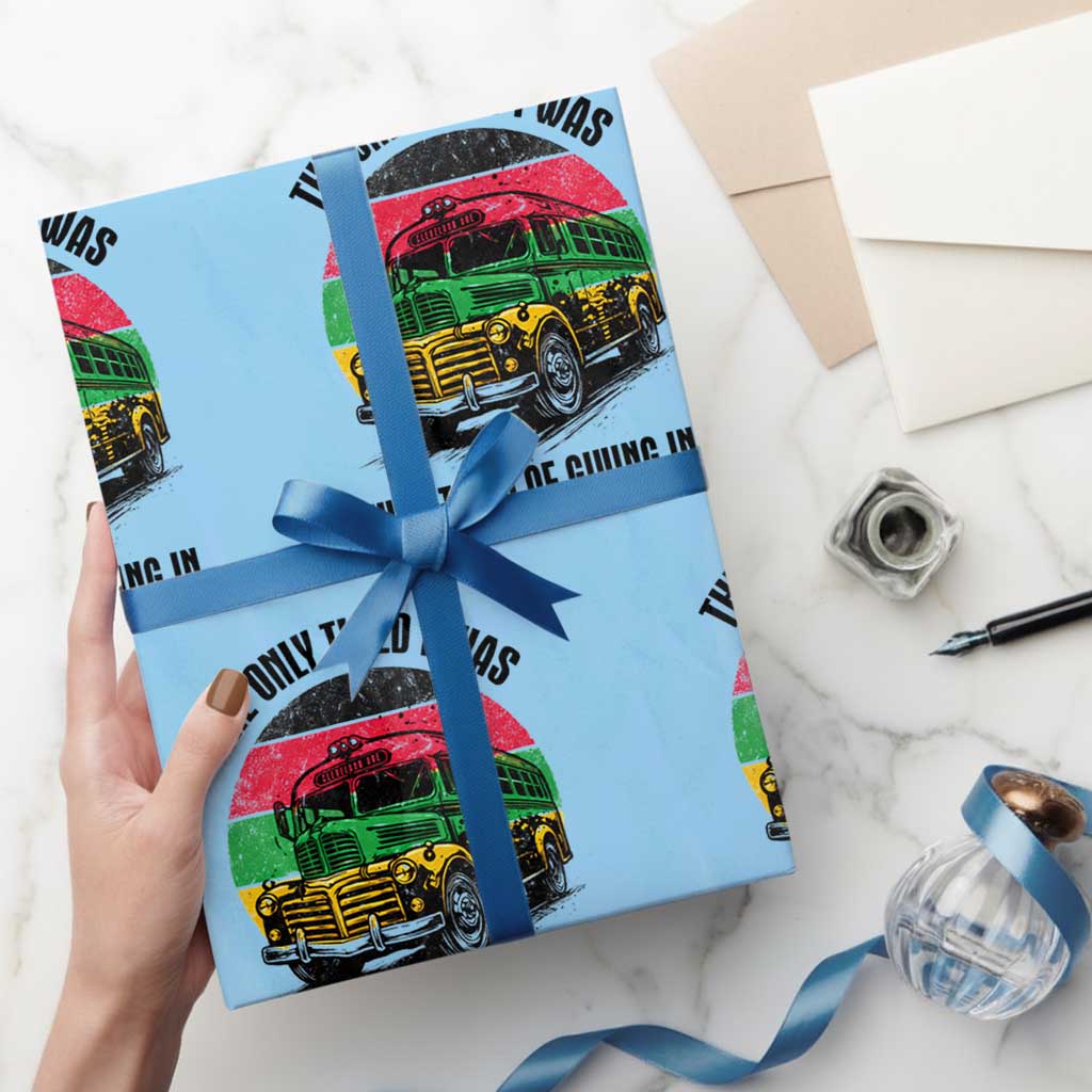Rosa Parks Tired Of Giving In Wrapping Paper Roll Civil Bus Protest
