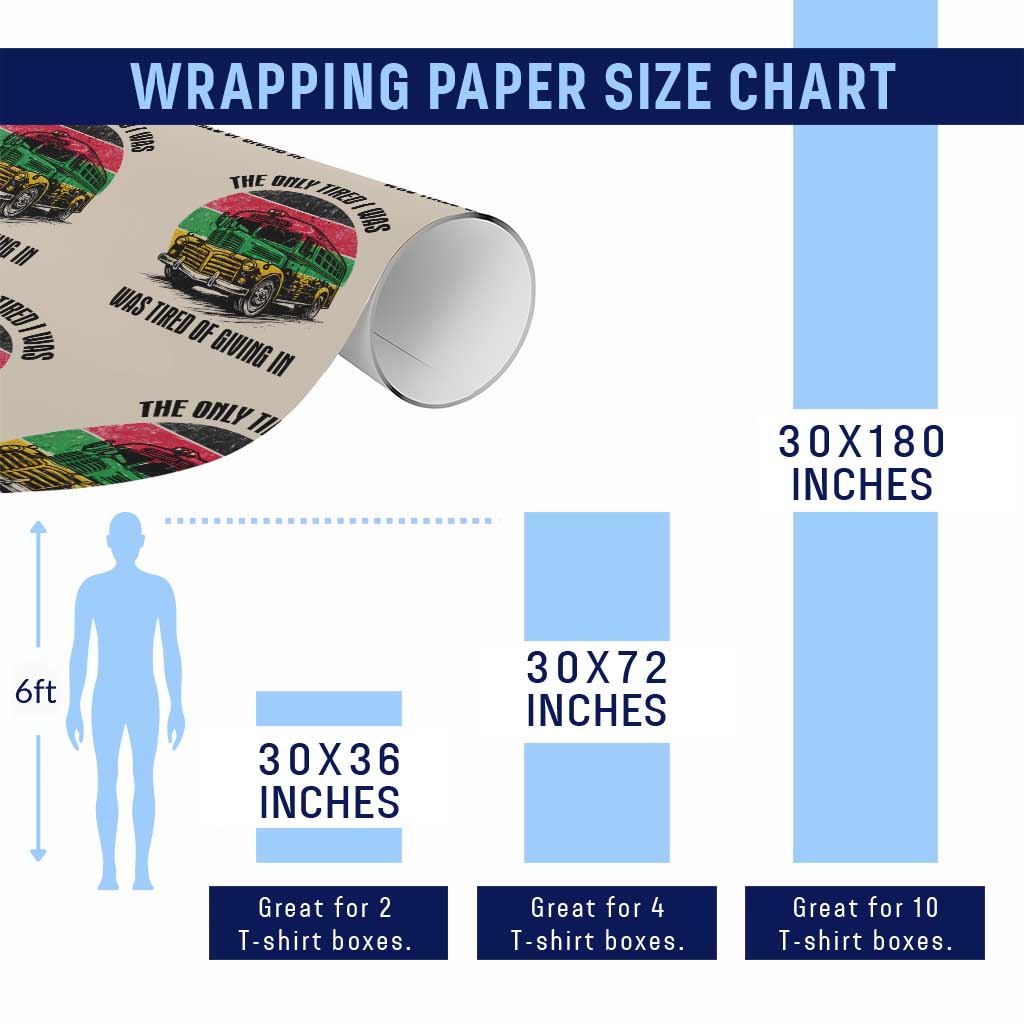 Rosa Parks Tired Of Giving In Wrapping Paper Roll Civil Bus Protest