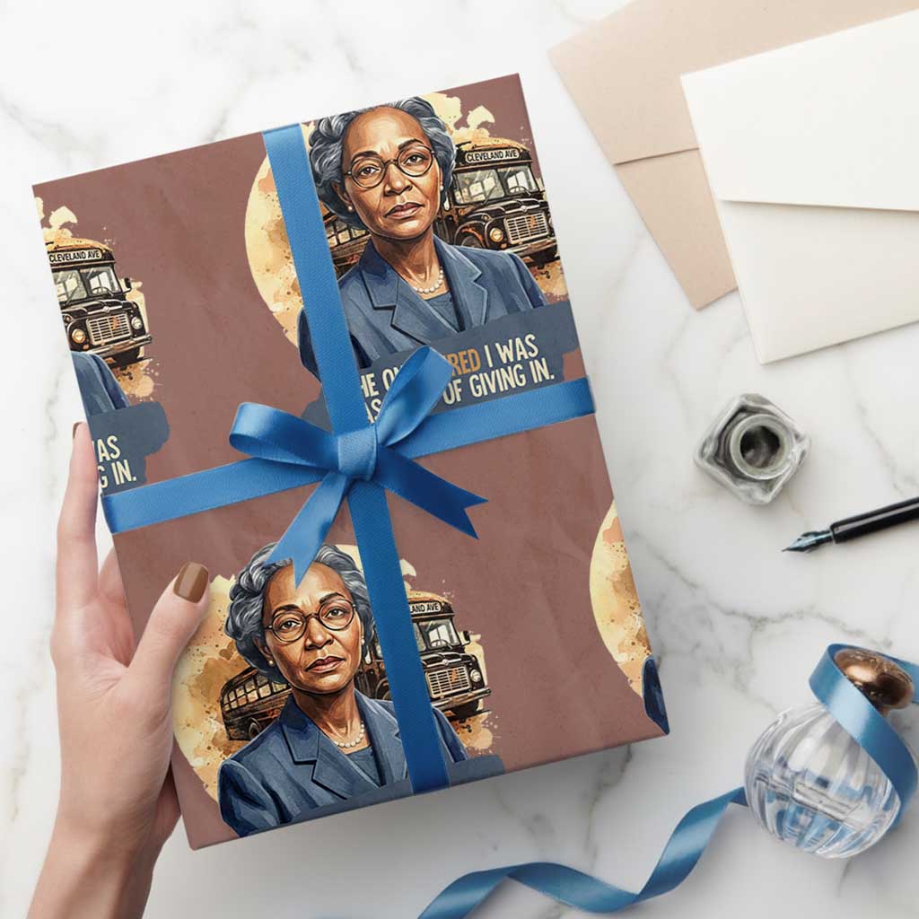 Rosa Parks Tired Of Giving In Wrapping Paper Roll Civil Rights Activist