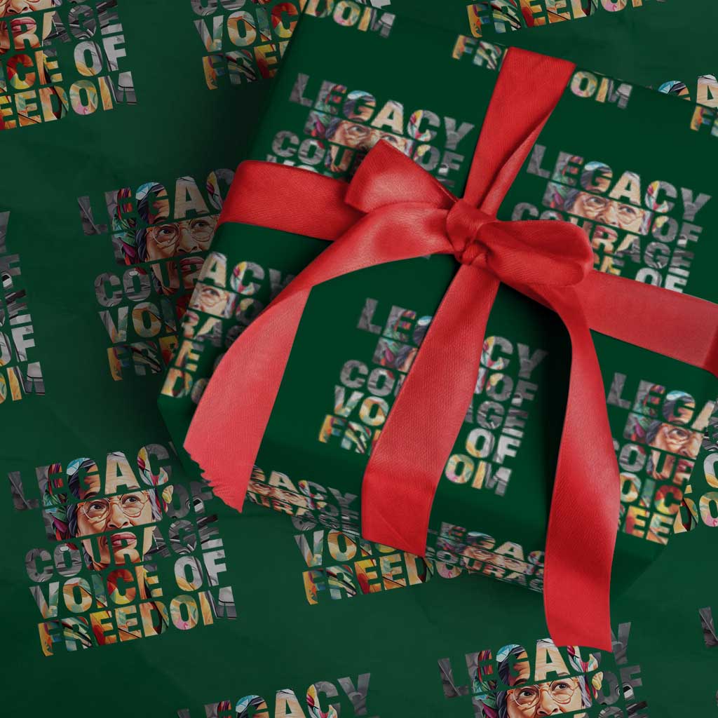 Rosa Parks Wrapping Paper Roll Legacy Of Courage Voice Of Freedom