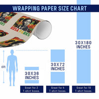 Rosa Parks Wrapping Paper Roll Strong Black Women Pride