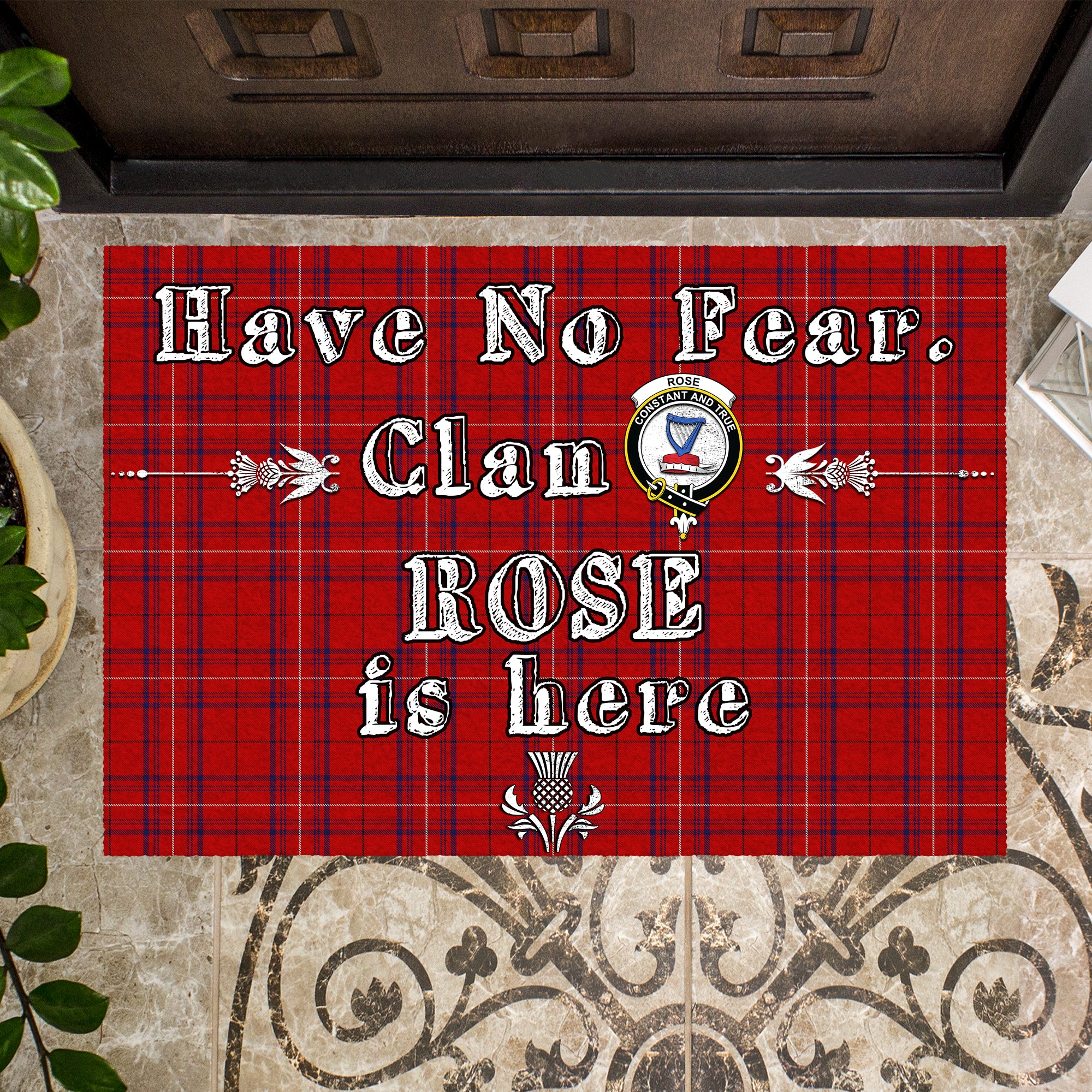rose-of-kilravock-clan-tartan-door-mat-family-crest-have-no-fear-tartan-door-mat