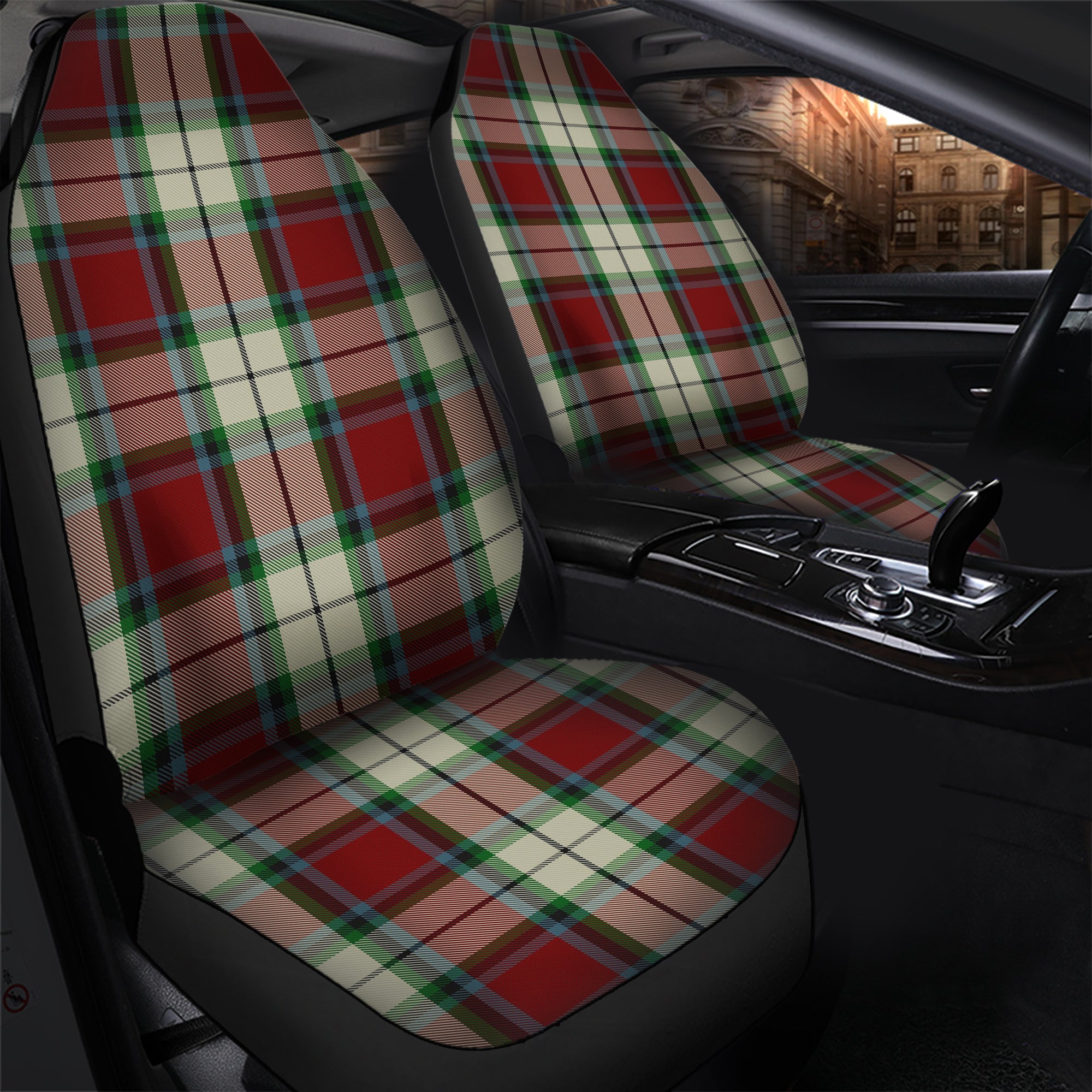 scottish-rose-white-dress-clan-tartan-car-seat-cover