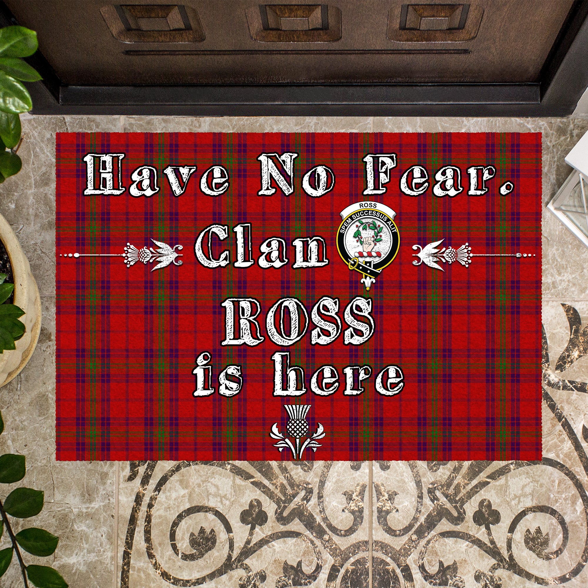 ross-old-clan-tartan-door-mat-family-crest-have-no-fear-tartan-door-mat