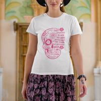 Sugar Skull Breast Cancer T Shirt She Whispered Back I Am The Storm Pink Breast Cancer Warrior - Wonder Print Shop