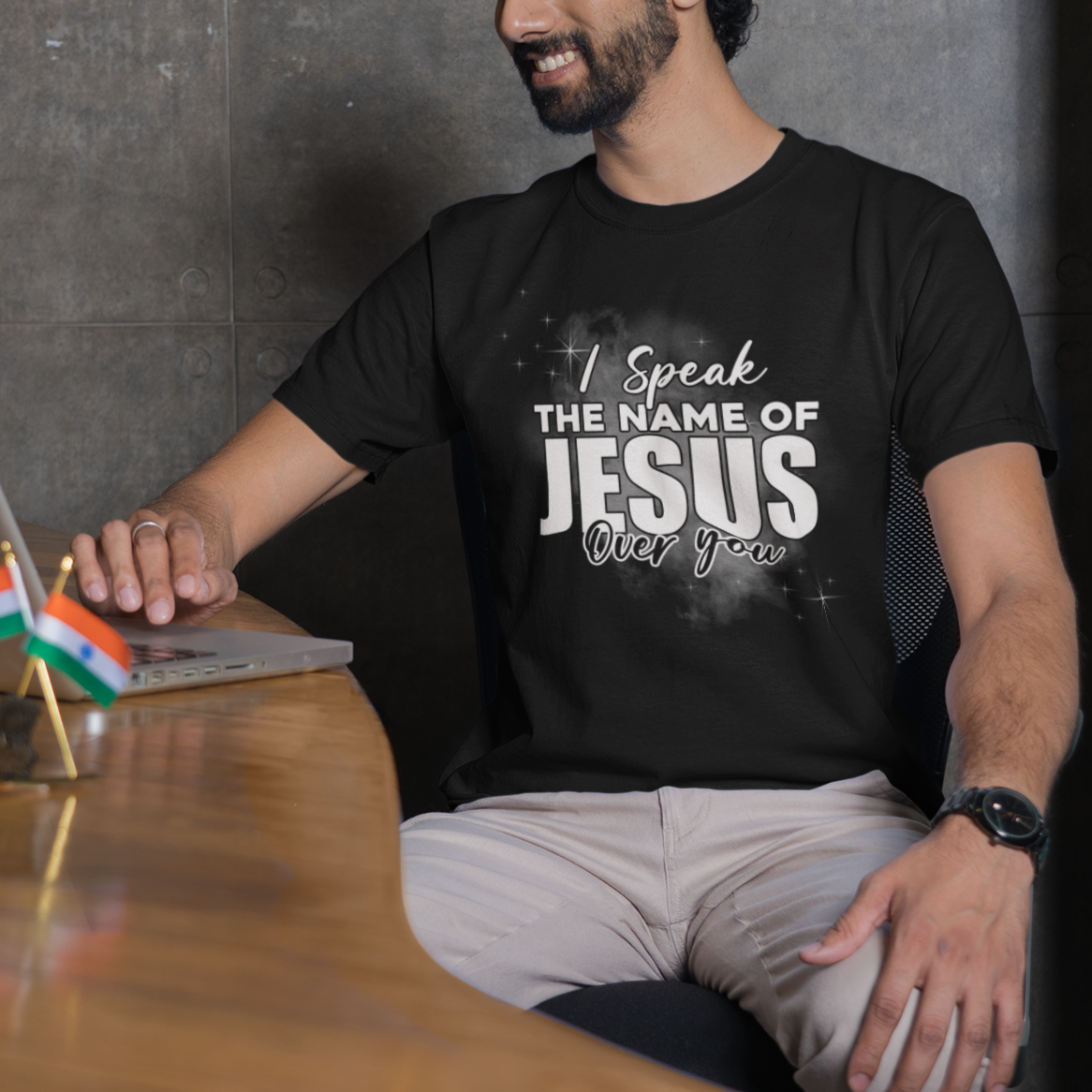 Jesus Lover T Shirt I Speak The Name Of Jesus Over You Jesus Lover Christian Religious Faith - Wonder Print Shop
