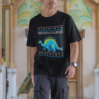 Menorasaurus Menorah Dino Hanukkah Dinosaur T Shirt - Wonder Print Shop