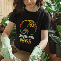 Juneteenth T Shirt Juneteenth Is My Independence Day Black Womens Black Pride - Wonder Print Shop