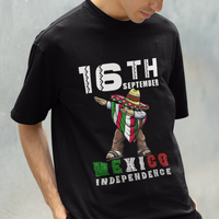 Mexican Independence Day T Shirt Dabbing Celebrate 16th September Viva Mexico Latino Hispanic Heritage - Wonder Print Shop