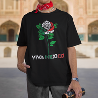 Mexican Independence Day T Shirt Viva Mexico Flag Rose Latino Hispanic Pride - Wonder Print Shop