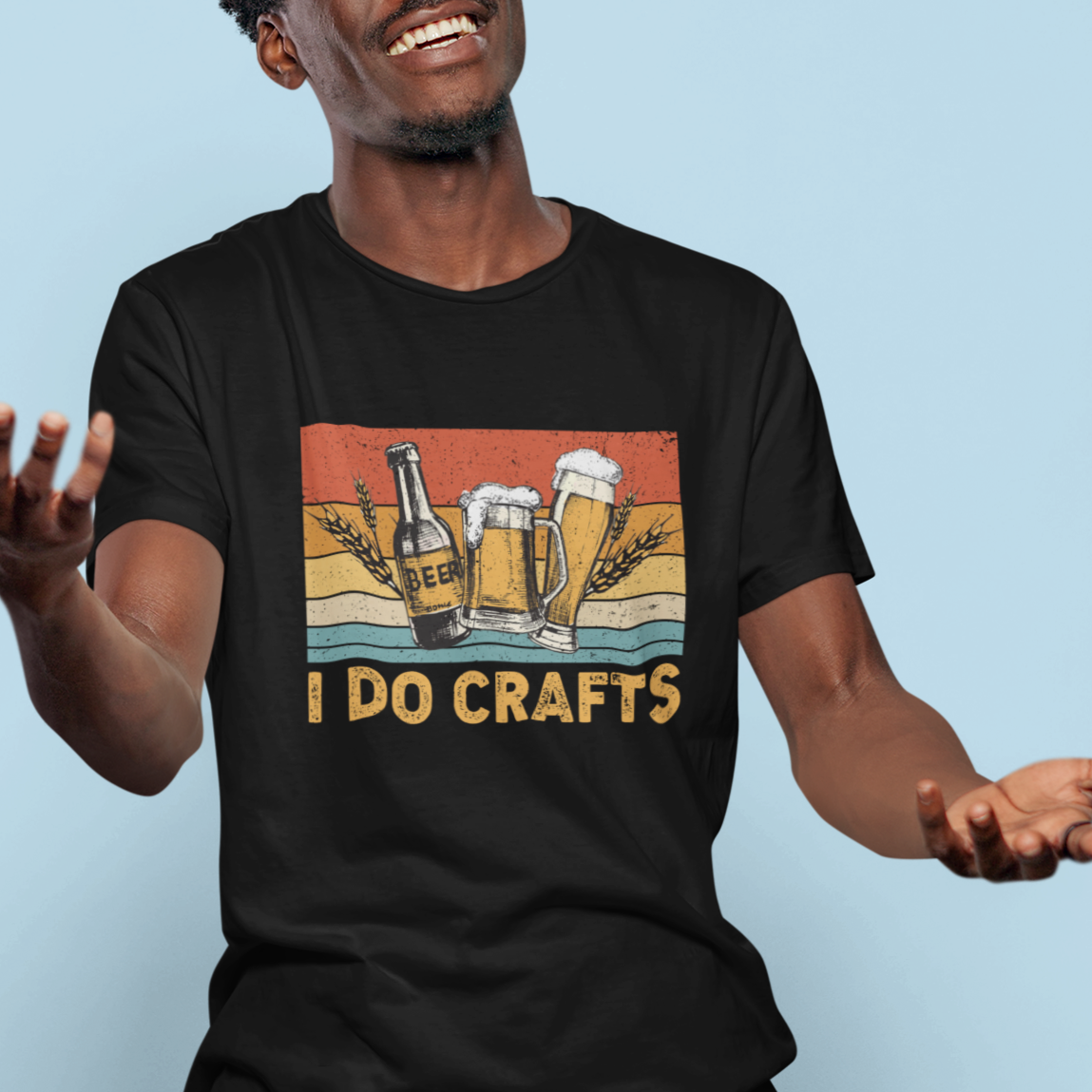 Beer Lover T Shirt I Do Crafts Beer Retro Home Brewing Vintage Craft Beer Lover - Wonder Print Shop